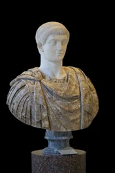 Costante I (337 - 350 d.C.) scultura, arte romana