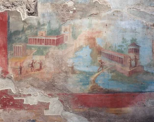 Affresco della fontana-ninfeo della Casa della Piccola Fontana, Pompei (Patrimonio Mondiale dell