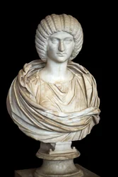 Giulia Domna (ca. 170 - 217 d.C.), marmo, arte romana