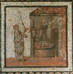 Mulino con macine (mosaico)