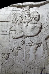 Arte romana: “Guerrieri che portano l