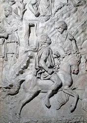 Un cavaliere numida a cavallo