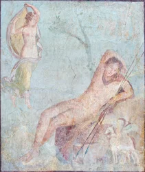 Selene ed Endimione, 62-79 d.C., da Pompei (affresco)