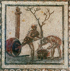Taratura delle botti (mosaico)