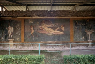Venere nella conchiglia, affresco dal peristilio nella Casa di Venere nella Conchiglia, Pompei (Lista del Patrimonio Mondiale UNESCO)