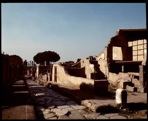 Veduta del Decumanus Maximus, V secolo a.C.-I secolo d.C.