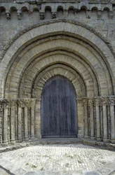 Chiesa del XII secolo con una bella facciata poitevina (stile romanico). Chaize-Giraud in Vandea (85).