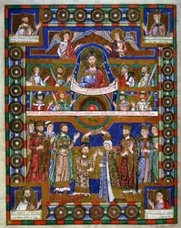 Incoronazione di Enrico il Leone e il suo matrimonio con Matilde, dal Vangelo di Enrico il Leone