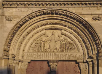 Timpano della Cattedrale di Vézelay (Yonne 89)