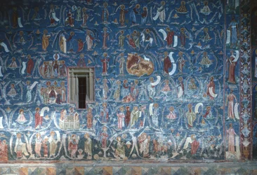 Albero di Jesse, dipinto sulla facciata sud, 1547-50