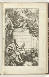 Frontespizio per la prima parte di Guerres de Flandres