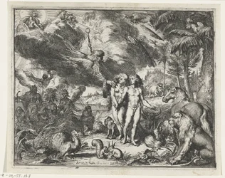 Adamo ed Eva nel paradiso