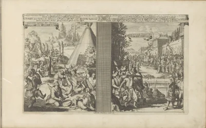 Medici in Arclada; Gesuita rasato da un doganiere a Golkonda (serie Les Indes Orientales et Occidentales et autres)