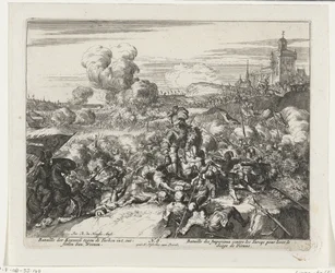 Battaglie tra Asburgo e Turchi appena fuori Vienna