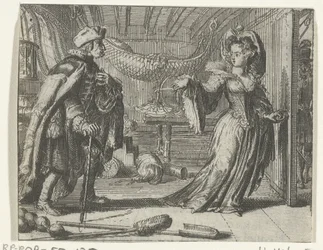 Illustrazione per Le calendrier des vieillards da Contes et nouvelles di Fontaine