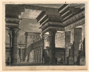 Scenografia, edifici egiziani