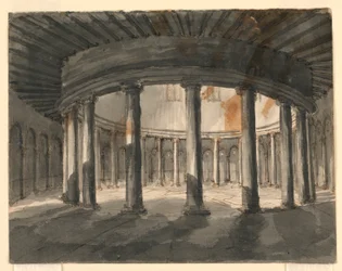 Scenografia, Interno di un edificio circolare