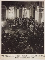 "VIII Congresso dei Mutilati e Invalidi di Guerra - Roma, gennaio 1933 - 11"