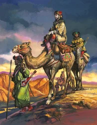 Marco Polo attraversa i deserti persiani
