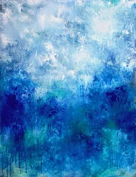 Profondità blu astratte
