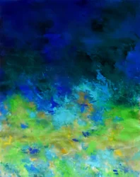 Paesaggio astratto dai colori vivaci