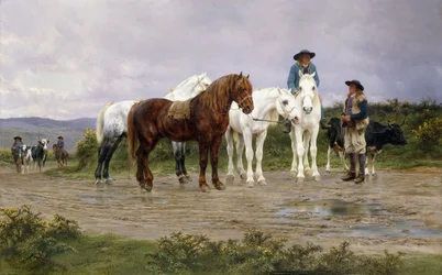 Mercato contadino dei Pirenei, 1884