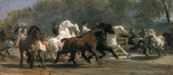 Studio per il mercato dei cavalli, 1852-54