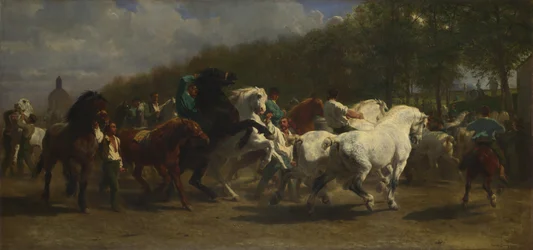 La fiera dei cavalli, 1855