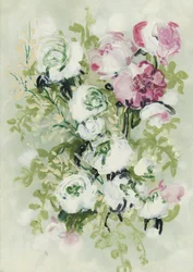 Fiori rosa e bianchi
