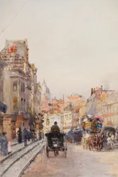 Brompton Road, Guardando a Est