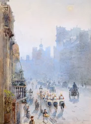 Via di San Giacomo verso il Palazzo di San Giacomo