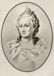 Caterina II, da Living Biographies of Famous Rulers