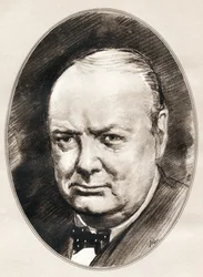 Sir Winston Leonard Spencer-Churchill, da Biografie Viventi di Uomini Famosi