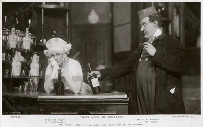 Eva Kelly e GP Huntley, attori britannici, c1907