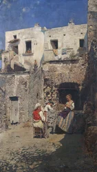 Il sole, di Rubens Santoro (1859-1942)