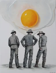 Falso, 2024 (olio su tela)