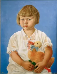 Ritratto di una bambina di due anni
