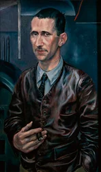 Ritratto dello scrittore e drammaturgo tedesco Bertolt Brecht (Bertold Brecht