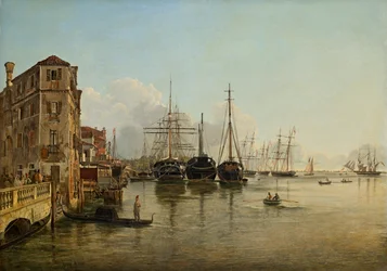 Vista dalla Strada Nuova [oggi Via Garibaldi] verso i Giardini Pubblici di Venezia