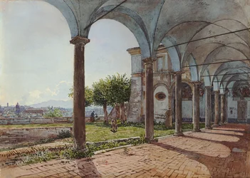 Vista su Roma dal monastero di Santa Onofrio