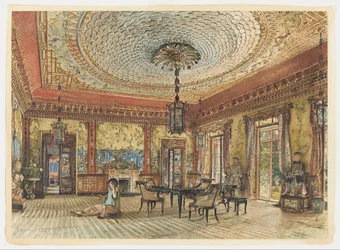 Il salone giapponese, Villa Hügel, Hietzing, Vienna