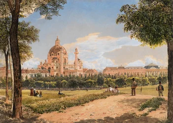 Veduta della Chiesa di San Carlo e dell