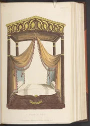 Un letto francese, da Ackermann