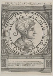 Imperatore romano Costantino il Grande (stampa)