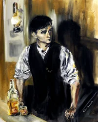 Uno sguardo su di te, 2021 (olio su tela)