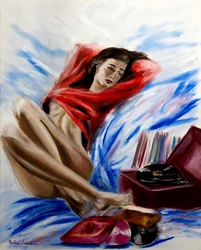 Melodia di un ricordo, 2025 (olio su tela)