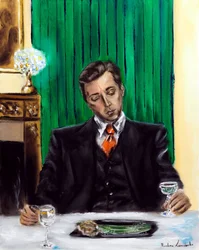 Il gentiluomo, 2023 (olio su tela)