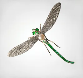 Spilla a forma di libellula, fine XIX secolo