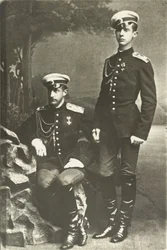 I grandi duchi Constantin Constantinovitch e Dimitri Constantinovitch di Russia