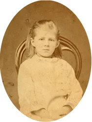 Ritratto di Lyubov F. Dostoyevskaya, figlia dell